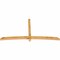 Ekena Millwork Bellingham Rough Sawn Timber Gable Bracket, Western Red Cedar, 108"W x 54"H x 4"D x 4"F, 12/12 Pitch GBW108X54X0404BEL00RWR - alternate 5